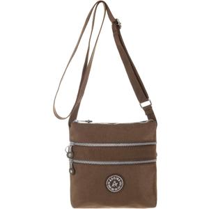 AOCINA Crossbody Purses for Women Lightweight Small Travel Bag Shoulder Purses and Handbags with Multi Zipper Pockets (Coffee)
