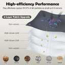 12 Pack Dust Bags Compatible with Eufy Clean X8 Pro / X10 Pro Omni Robot Vacuum Self-Empty Station, 4-Layer Replacement Disposable Bags