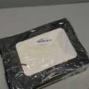 BallHull 12 Pcs Black Kraft Paper Gift Bags with Transparent Window, 9.84"x7.0"x5.12" Kraft Shopping Bags with Handles for Bouquet Christmas Birthdays Festivals Party Weddings Wrapping