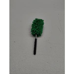 Duster Brush, Retractable Flexible Chenille Dust Removal Duster Brush Microfiber Cleaning Tool - Green