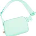 Cross Body Fanny Pack for Women,Fashion Waist Packs Crossbody Bags,Belt Bag with Adjustable Strap - Light Green