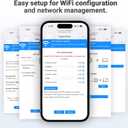 ROQRL 2026 WiFi Extender AC1200 Dual Band 5GHz/2.4GHz Signal Booster Up to 15,999 Sq.ft, 3-in-1 Wireless Repeater Router Amplifier for Home with Ethernet Port
