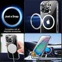 4 x xiwxi for iPhone 16 Pro Max Case, [Compatible with Magsafe], with Screen Protector+Camera Protector, [Military-Grade Drop Protection], Anti-Yellowing Magnetic Phone Case-Clear