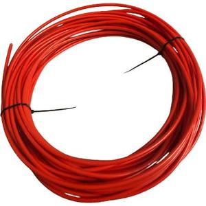 Solid Copper Wire - Ground Wire - THHN Wire - Insulated Grounding Wire - Building Wire -THHN/THWN Solid Wire Rated for 600Volts (10Guage-10FT-Red)