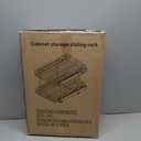 2-Tier Kitchen Cabinet Pull Out Shelf and Drawer Organizer Slide Out Pantry Storage Basket in Multiple Sizes (16" W x 21" D)