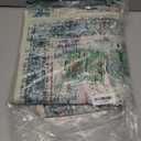 BESTSWEETIE 2x8 Area Rug Washable Rugs for Living Room, No Pile Boho Carpet for Entryway Bedroom Dinning Room, Vintage Carpet Print Distressed Non-Slip, 2 x 8 ft, Multi Navy Teal