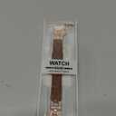 Leather Band Compatible for Samsung Galaxy Watch 7/6/5/4 40mm 44mm/Watch 4/6 Classic/5 Pro/Active 2, 20mm Dressy Watch Strap with Bling Butterfly Metal Buckle for Women (Brown 1/Butterfly)