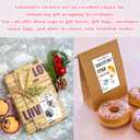 Cazhes Valentine's Day Gifts Tags Stickers, 60pcs Gift Wrap Self Adhesive Stickers, Outer Space Happy Valentine's Day Wrapping Decorations for Envelopes Present School - B02