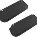 MGWILL Sun Visors Compatible with 1978-1988 Chevrolet Monte Carlo, El Camino, Malibu, Oldsmobile Cutlass, Buick Regal Black