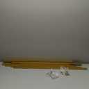 VISWIN Upgraded 63" Gold Wooden Easel Stand for Sign, Tripod Easel for Wedding Sign Stand, Welcome Board, Poster, Picture, Canvas Art Easel Floor with Tray for Display & Painting (1 PCS)