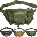 tactical fanny pack, tactical fanny pack for men, tactical waist pack(green2)