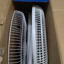 EZ-Chill 16 Oscillating Pedestal Fan, 3-speed Options, 90-Degree Oscillating Head, Adjustable Height and Tilt, Powerful Air Flow, White, MTSP15-16AZ