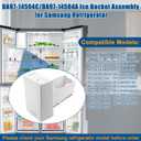 DA97-14504C, DA97-14504A Ice Container, Ice Bucket, Compatible with Samsung Ice Maker Replacement Ice Tray Ice Container Assembly Parts RF23J9011SR, RF23HTEDBSR, RF22KREDBSR Ice Bin,etc-1 yr Warranty