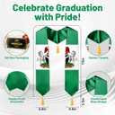 Graduation Stole, Embroidered Graduation Sash for College & High School Students, 72 Inch (Green)
