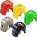 SPX3000 Replacement Nozzle Tips 5 Pack, 1/4" Quick Connect Pressure Washer Nozzle Set for Sun Joe SPX3000 SPX3001 SPX3200 SPX4000 Series, Stainless Steel & Brass Universal Spray Nozzles 1500-3000 PSI