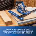 Kreg Rip-Cut Universal Circular Saw Guide, Cuts up to 48" Wide, KMA2400