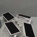 WdtPro Solar Lights Outdoor Motion Sensor 4Pack, 3500LM Bright Solar Flood Lights Outdoor, Adjustable & Upgrade Glass Panel, Wireless LED Solar Powered Security Spot Lights Waterproof for Yard-White