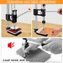 Leather Press Hole Puncher Leather Cutting Machine Hand Punching Machine for DIY Craft Punching Holes Cutting, Forming Pressing,Install Rivets and Snap Buttons
