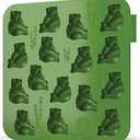 Siliconezone Panda Mold for Chocolate, Butter, Sugar Green, 6.9in