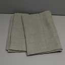MIULEE Sage Short Linen Curtains 45 Inch Length 2 Panels for Kitchen Bedroom Bathroom,Green Soft Thick Linen Textured Window Drapes Semi Sheer Light Filtering Back Tab Rod Pocket Burlap Look Decor