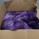 Fluffy Rug for Bedroom Living Room, 5x7 Purple Area Rugs, Faux Fur Shag Modern Carpet Ultra Soft Girls Boys Room Home Decor, Tie-Dyed