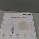 JONRRYIN Sunrise Alarm Clock Wake Up Light for Heavy Sleeper, 37 White Noise Sounds, Tap Snooze, Bluetooth Speaker, Remote Control, USB Port, 15 Color Dimmable NightLight for Bedroom