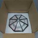 Flush Mount Outdoor Ceiling Light Fixture, 4 Light Exterior Porch Ceiling Lights with Clear Glass, Black Farmhouse Lighting for Indoor Hallway Kitchen Stairway (E12 Base)