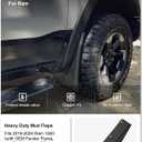 KIWI MASTER Mud Flaps for 2019-2024 Dodge Ram 1500 (with OEM Fender Flares, Not Fits Classic or TRX), Heavy Duty Front & Rear Mud Guards, No Drill, 4 Pcs Set