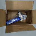 DERNORD 3-Way Ball Valve, T Mounting Pad, Stainless Steel 304 Female Type with Vinyl Locking Handle (3/4 Inch NPT)