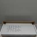 QEEIG Floating Shelves for Wall 23.6" Long - Wall Mounted Shelf Bathroom Kitchen Living Room Bedroom Farmhouse Home Decor Display Bookshelf Large 23.6 x 9.3 inch Set of 2, White (008-60W)