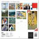 3 x Art Wall Calendar 2026 12" x 12" FSC Plastic Free - Starts Week On Sunday | Family Planner Calendar 2026
