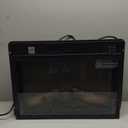 DWVO 23 Inches Electric Fireplace Insert, Recessed Fireplace Heater with Remote Control, Adjustable Temperature, 6H Timer, Adjustable Flame Brightness, 120V 1400W, Firewood (24.2"x17.5")