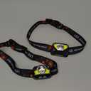 LHKNL Headlamp Flashlight, Lumen Ultra-Light Bright LED Rechargeable Headlight with White Red Light, 2-Pack Waterproof Motion Sensor Head Lamp,8 Modes for Outdoor Camping Running Hiking Fishing (Black)