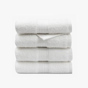 1888 Mills 4 Pack Premium Hand Towel Set, True Classics Premium Cotton Blend, Super Soft and Highly Absorbent Hand Towels for Bathroom, Hotels, Spa and Gym, White