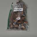 Hion Magnetic Curtain Tiebacks Dark Brown 6 Pack, Curtain Tiebacks Buckles Holdbacks Holders Hooks Clip for Home Bedroom Office Decorative Thick or Thin Curtain