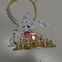 NEIJIANG Princess Tiara Crown Headpieces, Dress Up Set for Little Girls, Kids Play Jewelry, Costume Accessories,Kids Party