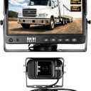 7.5" 1080P Professional Backup Camera System for Commercial Trucks, RVs, Heavy Equipment - German-Designed AHD Monitor - Night Vision, IP69K Waterproof, ECE R10 Certified Heavy Duty Reverse Camera