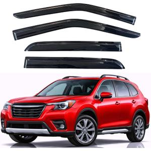 KPY Rain Guards Fit for 2019-2024 Subaru Forester, Out-Channel Window Visors Vent Wind Deflectors 4PC, Car Accessories for 19-24 Forester