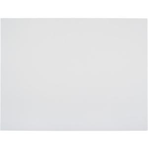 School Smart Railroad Poster Board Paper, 22 x 28 Inches, 4-Ply, White, Pack of 25 (Standard, High Gloss)
