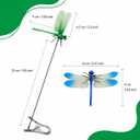 3D Fake Dragonfly Clip Dragon Fly Garden Decoration for Hats and Garden - Creative Bird Scare Devices to Keep Bugs Away, Indoor and Outdoor Dragon Fly Clips for Bug (9pcs)