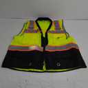 Shine Bright Safety Vest - High Visibility with Reflective Straps and Pockets – Premium, Soft, Durable, and Breathable XL