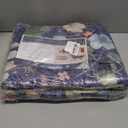 Przemy Area Rugs for Living Room, 4x6 Washable Rug Floral for Kid's Bedroom, Non Slip Rustic Carpet for Office Bedside Entryway Kitchen, Purple