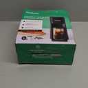 Mini Hot and Iced Coffee Maker Single Serve, for K Cup and Ground, 6 to 14 Oz Brew Sizes, with Recipe Book, for Home, Travel, RV, Office and Dorm, Elegant Gray