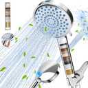 Cobbe Filtered Shower Head with Handheld, High Pressure 7-mode Showerhead with Filters for Hard Water - Remove Chlorine - Reduces Dry Itchy Skin, Patented Paddle Shift Design, Chrome (3. Chrome Plated)