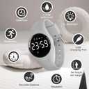 Bomieux Kids Digital Watch for Boys Girls,Sports Watch with Fitness Tracker Pedometer Vibration Alarm for Ages 5-15 No App Needed Waterproof Watches for Kids