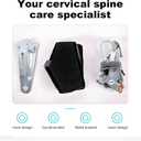 Adjustable Neck Traction Device, the Hook Design is controllable, the Gear Design Does not Need to Hang Heavy Objects, Easy to use, Effectively relieves Neck Pain, Suitable for Home or Outdoor