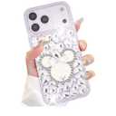 for iPhone 17 Pro Max Bling Case,Cute Cartoon Mirrror Diamond Glitter Crystal Rhinestone Women Girls Fashion Luxury Shiny Sparkle Crystal Phone Case Cover for iPhone 17 Pro Max 6.9 "