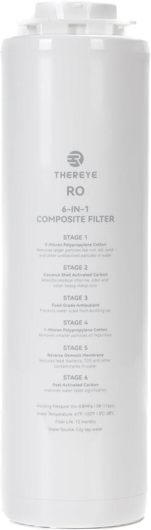 Thereye 6-in-1 RO Water Filter Element for WP01