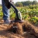 21V 2-in-1 Cordless Tiller Cultivator 235RPM with 2×1.5Ah Batteries
2-in-1 Hand held Tiller 21V 235RPM 2×1.5Ah Batteries, 4in Tilling Width, Lightweight Handheld Rototiller with Pole