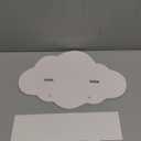 1pc Shelf Partition Wooden Pearlescent White